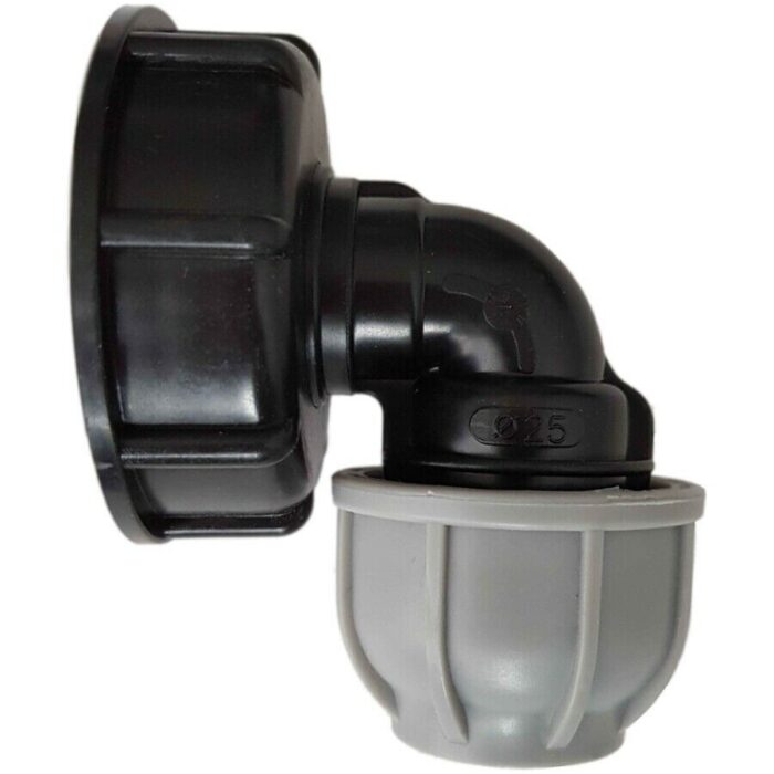 IBC Adapter S60x6 to 25mm MDPE Elbow Kit