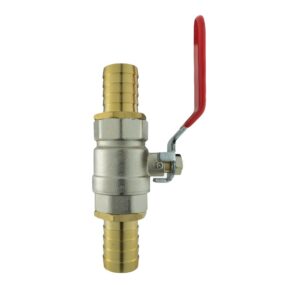 Full Flow Lever Ball Valve with Brass Hosetails