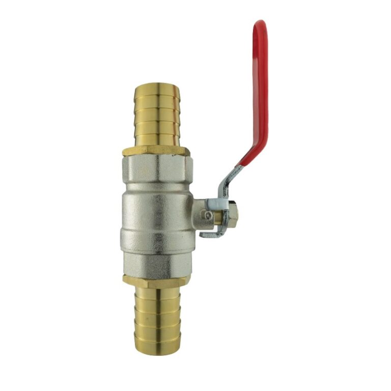 Brass Ball Valve Full Flow with Hosetails and Lever