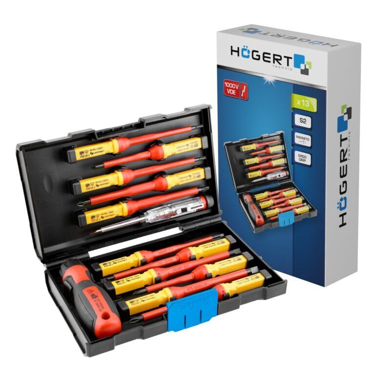 Insulated Screwdriver Set VDE 1000V with Tester 13pc