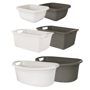 Laundry Bowl Plastic Washing Up Tub with Handles