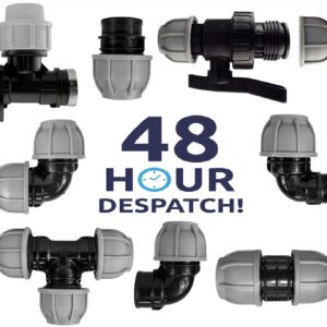 MDPE Compression Fittings 20mm with BSP Threads