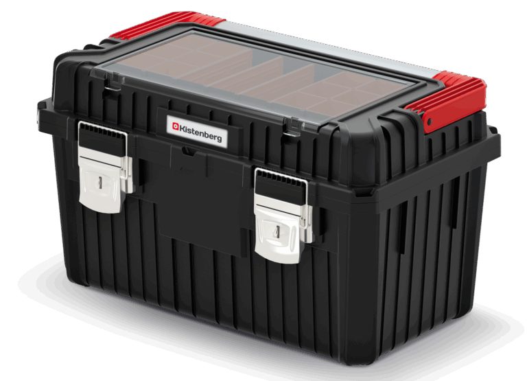 Tool Box 30kg Lockable with Tray & Lid Organiser
