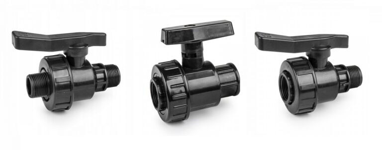 PVC Ball Valve BSP Double Union for Pond Pipework
