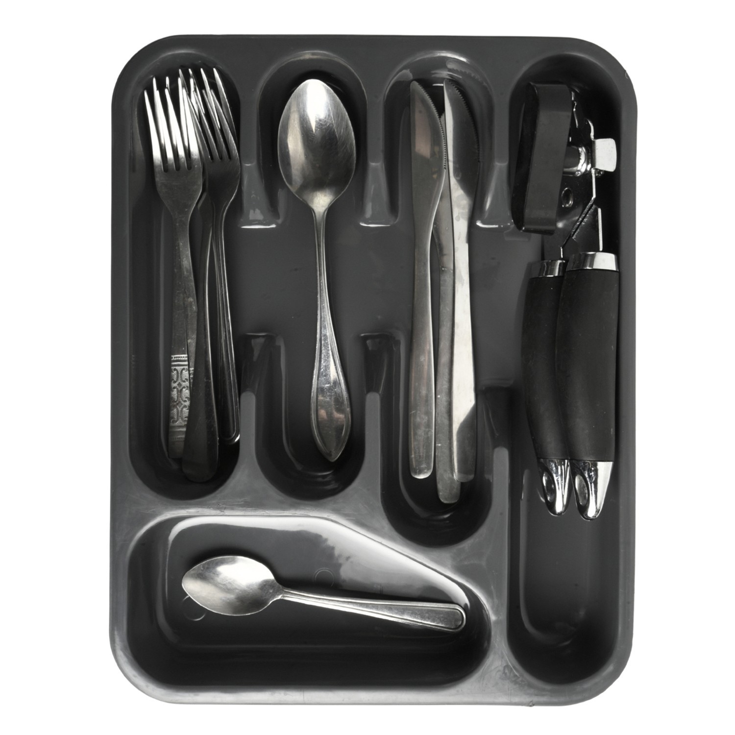 Plastic Cutlery Tray Drawer Insert 5 Compartment - Image 2