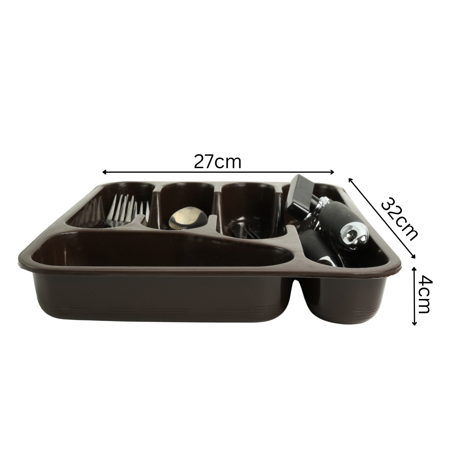 Plastic Cutlery Tray Drawer Insert 5 Compartment - Image 3