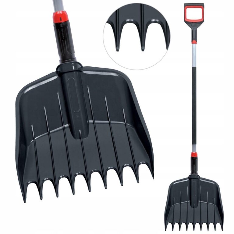 2-in-1 Rake Loader Shovel for Hay and Leaves