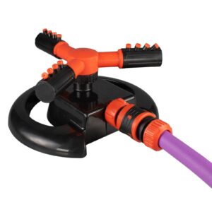 Rotating Lawn Sprinkler with Quick Connector