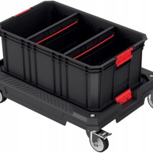 Stackable Tool Storage System with Wheeled Platform