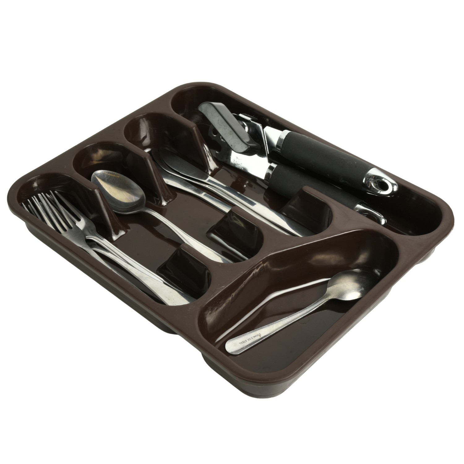 Plastic Cutlery Tray Drawer Insert 5 Compartment - Image 5