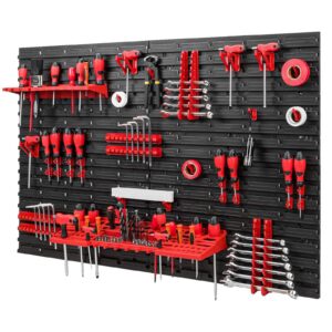 Tool Pegboard Wall-Mounted Storage with Bins