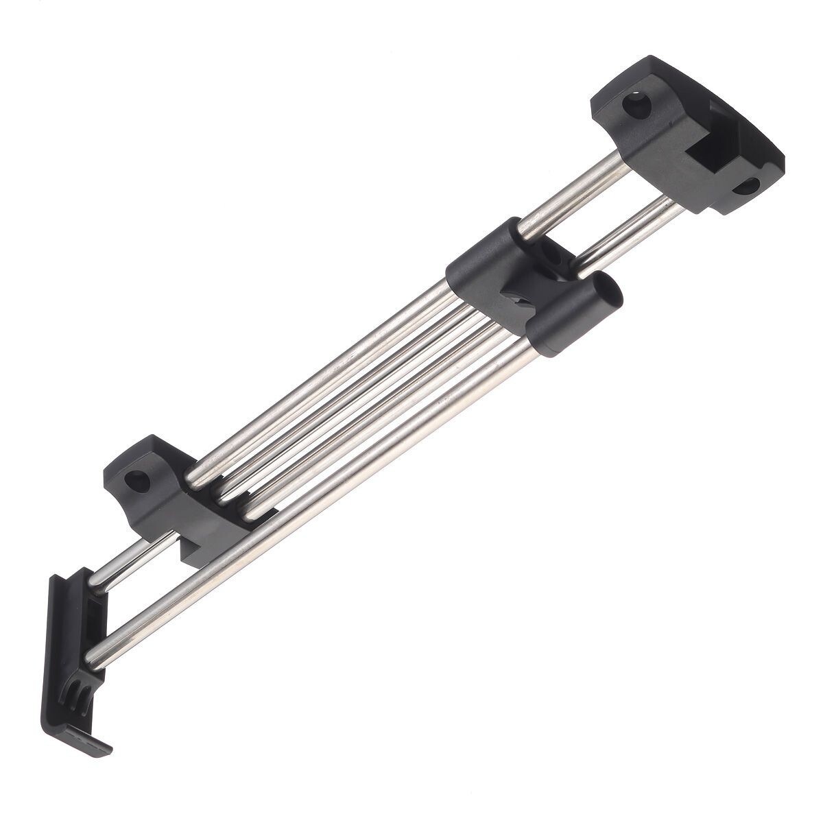Pull-Out Wardrobe Rail Chrome No Fixings - Image 3