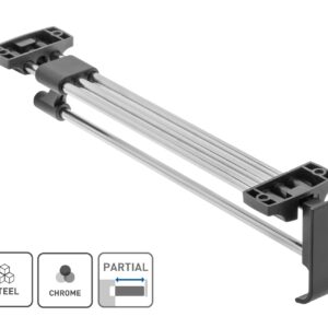 Pull-Out Wardrobe Clothes Hanger Rail