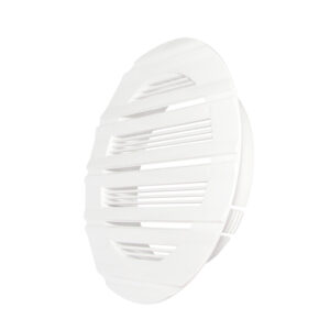 Air Vent Grille Round Louvre Cover White