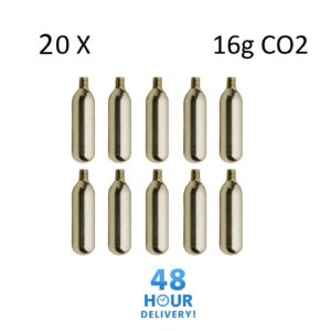 Threaded CO2 Cartridges 16g Pack of 20