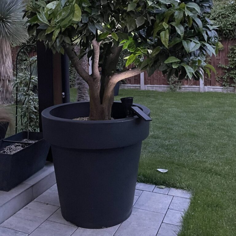 Round Plant Pot Cover Polyethylene Matt