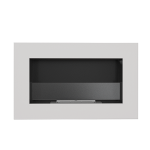 Bioethanol Wall Fireplace Matt White