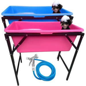 Pet Bath 90L with Drain Tap and Stand Options