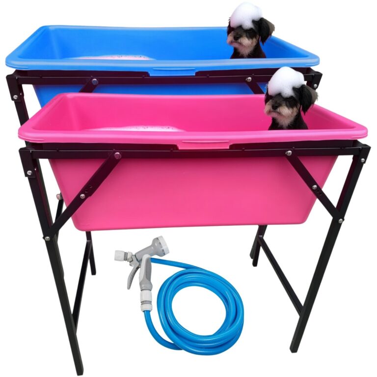 Pet Bath 90L with Stand & Shower Kit Options