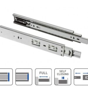 Drawer Runners H45 Ball Bearing Full Extension