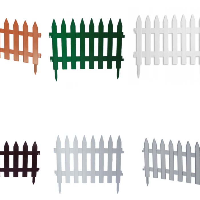 Picket Fence Lawn Edging 7 Panels