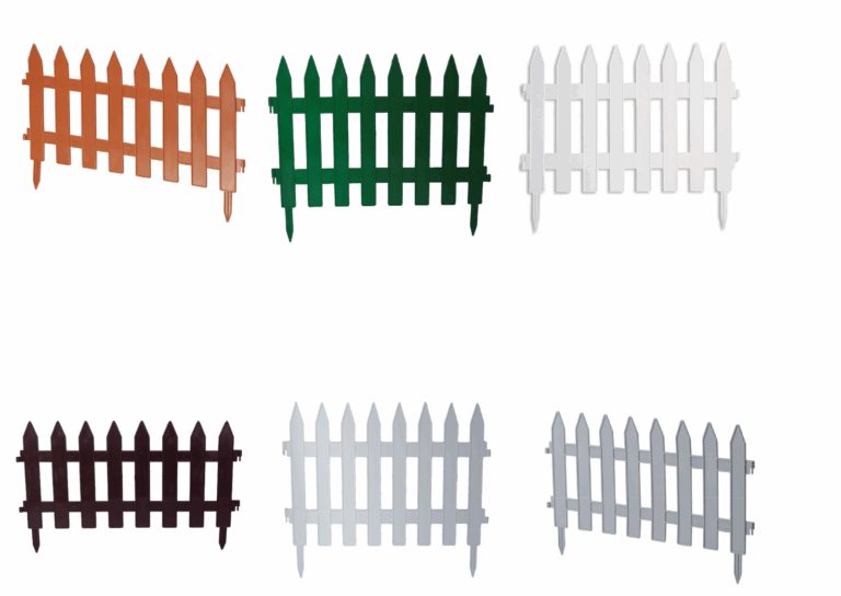 Picket Fence Lawn Edging 7 Panels