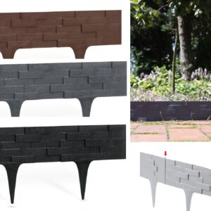 Lawn Edging Flexible Garden Border with Pegs