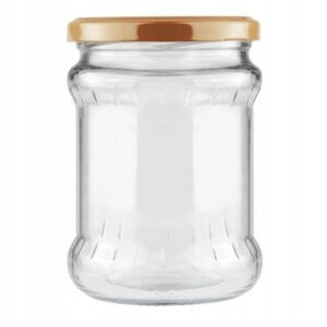 Glass Jars 500ml with Gold Twist-Off Lids