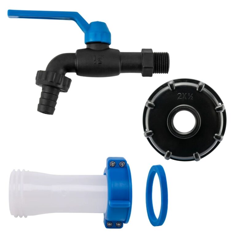 IBC Adapter S60x6 to 1/2in BSP Extender and Tap Kit