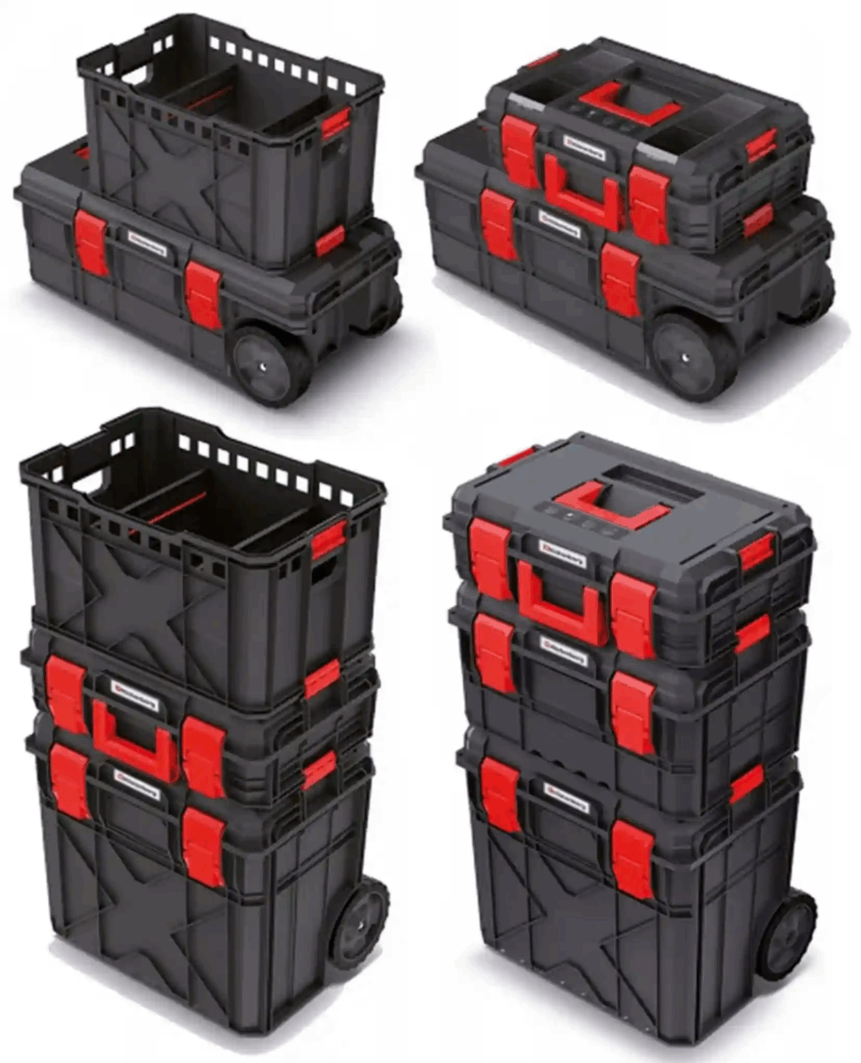 Modular Stackable Tool Box System Lockable