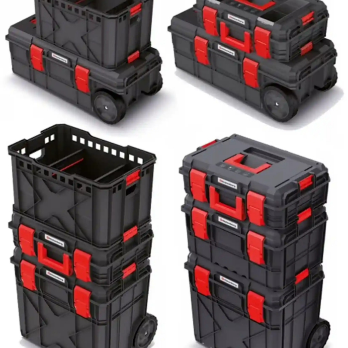 Modular Stackable Tool Box System Lockable