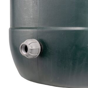 MDPE tank outlet connector with nut & washer