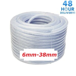 PVC Reinforced Braided Hose Clear Food Grade