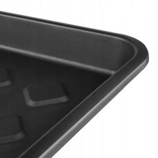 Plastic Shoe Plant Tray Washable Utility Home Pet Food Tidy B2C Rack Mat Black - 5