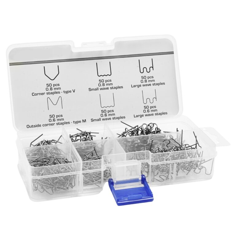 Plastic Welding Staples 6 Types 300pc Kit