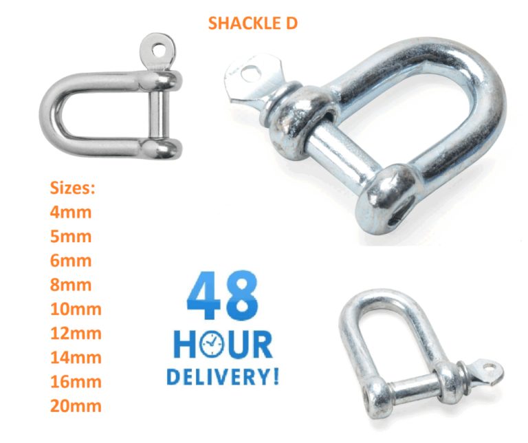 Galvanised Steel Bow Shackle