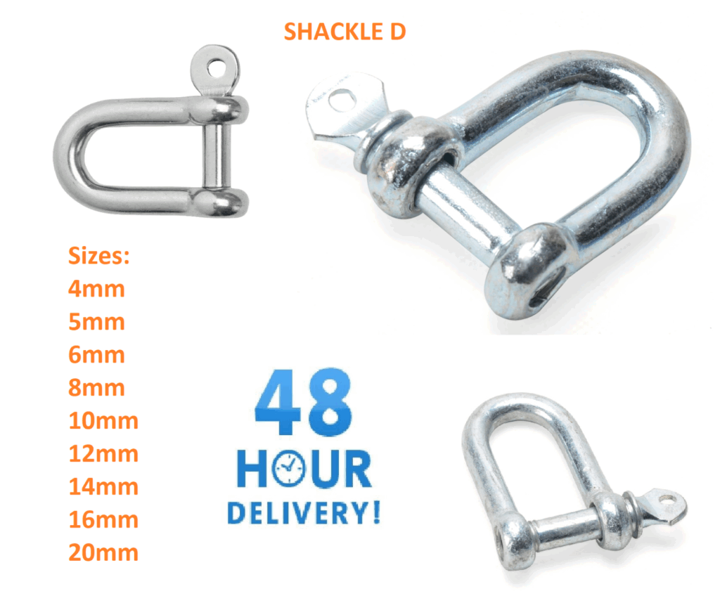 Galvanised Steel Bow Shackle