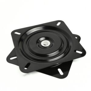 Swivel Turntable Plate 175x175mm Steel 100kg Black