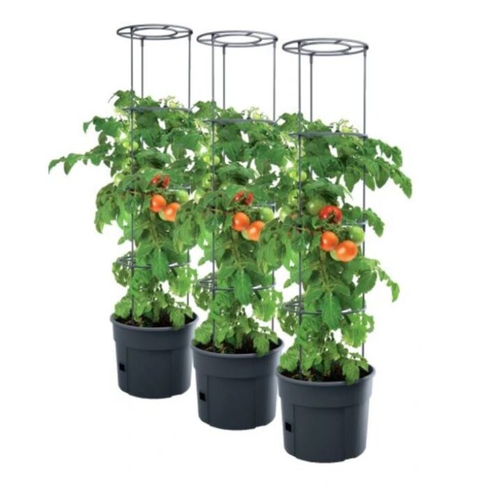 Round Tomato Planter with Support Frame 12L