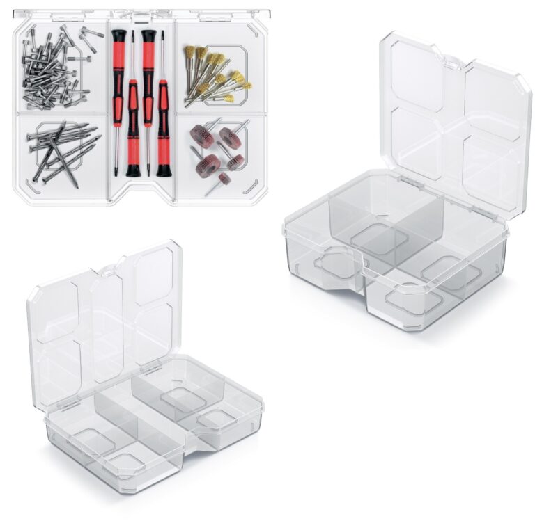 Clear Stackable Tool Organiser Box