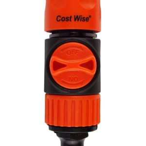 Garden Hose Flow Control Valve Click-Lock 1/2in