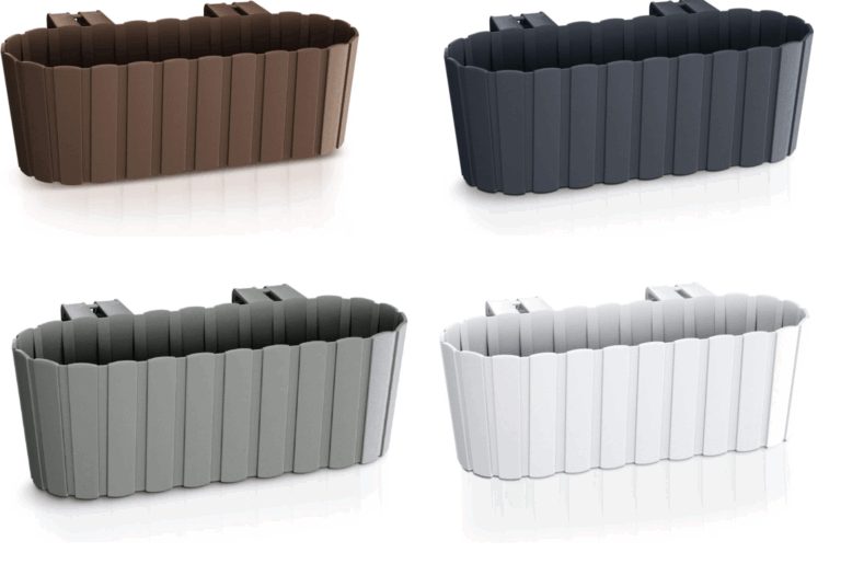 Rectangular Window Box Planter with Hook