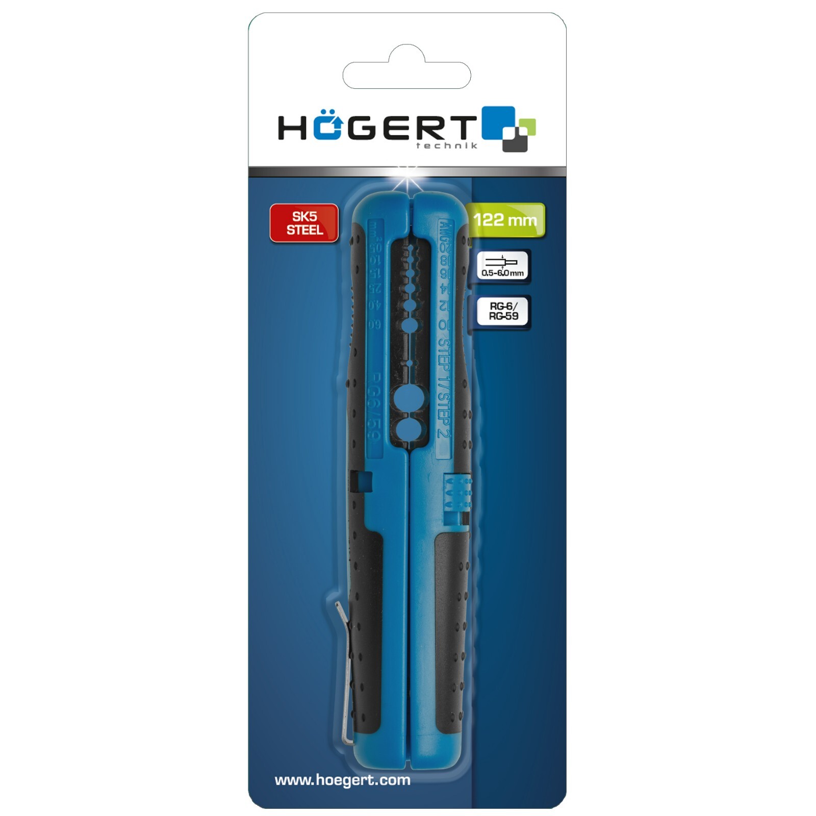 Wire Stripper & Cutter 0.5-6.0mm Coax RG6/RG59 - Image 6