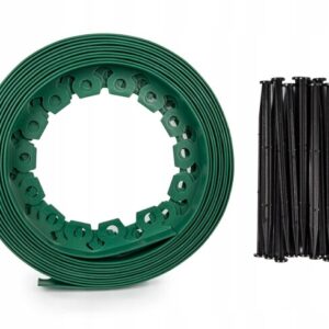 Flexible Garden Lawn Edging Border with Pegs