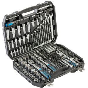 Socket Set 222pc CrV/CrMo Ratchet & Bit Kit
