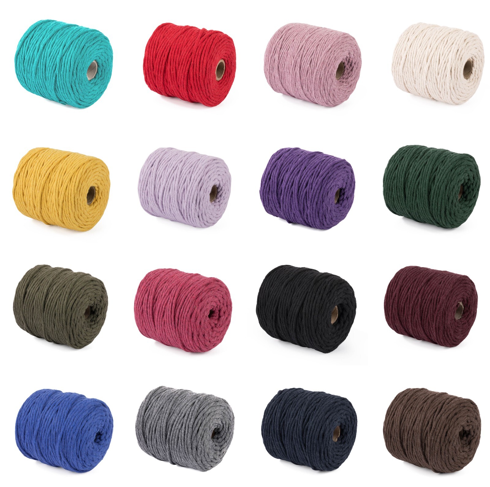 29-Colours-BRAIDED-3mm-Macrame-Cotton-Cord-String-Rope-Craft-Jewellery-Rustic-115995390894