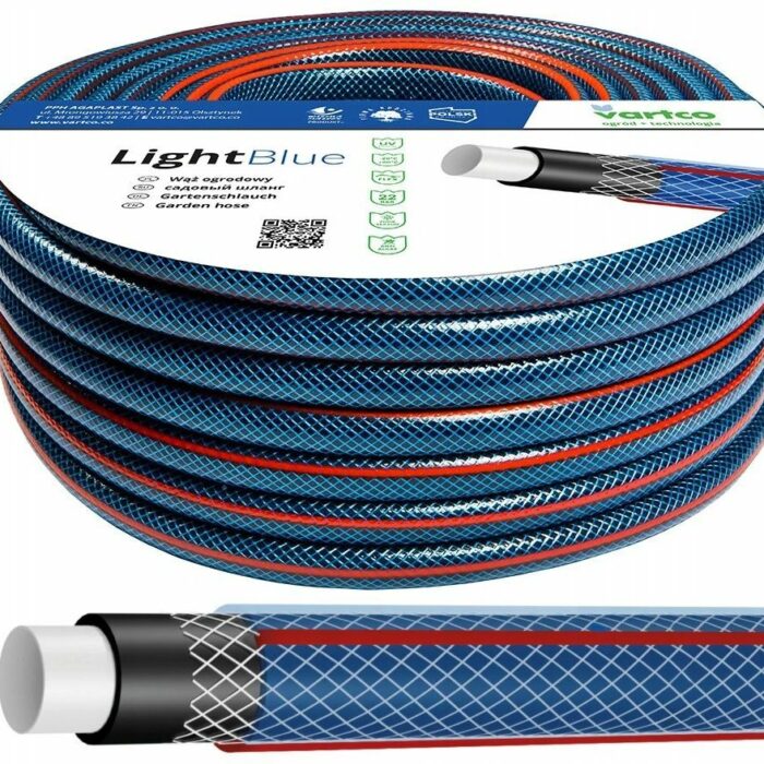 Garden Hose 3-Layer Braided Reinforced PVC Blue