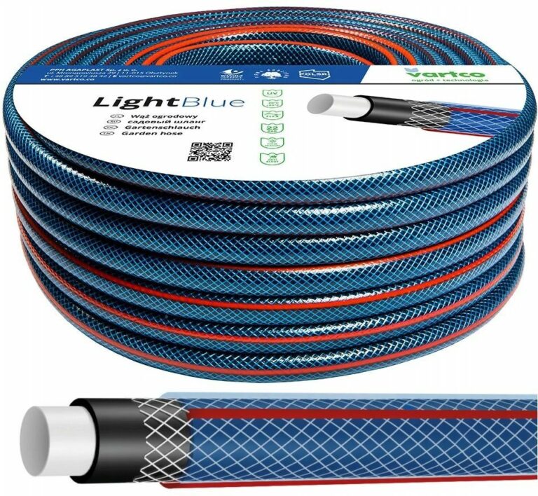 Garden Hose 3-Layer Braided Reinforced PVC Blue