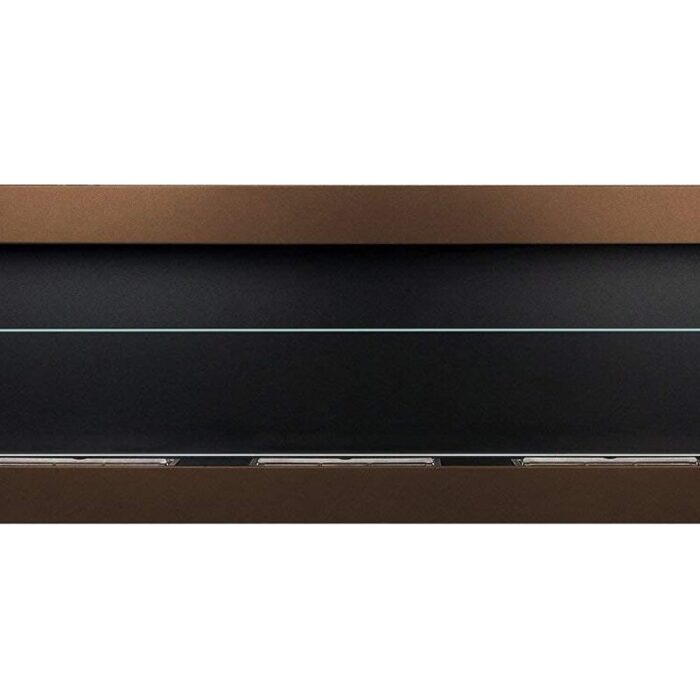 Bioethanol Wall Fireplace Bronze 1200 x 400mm
