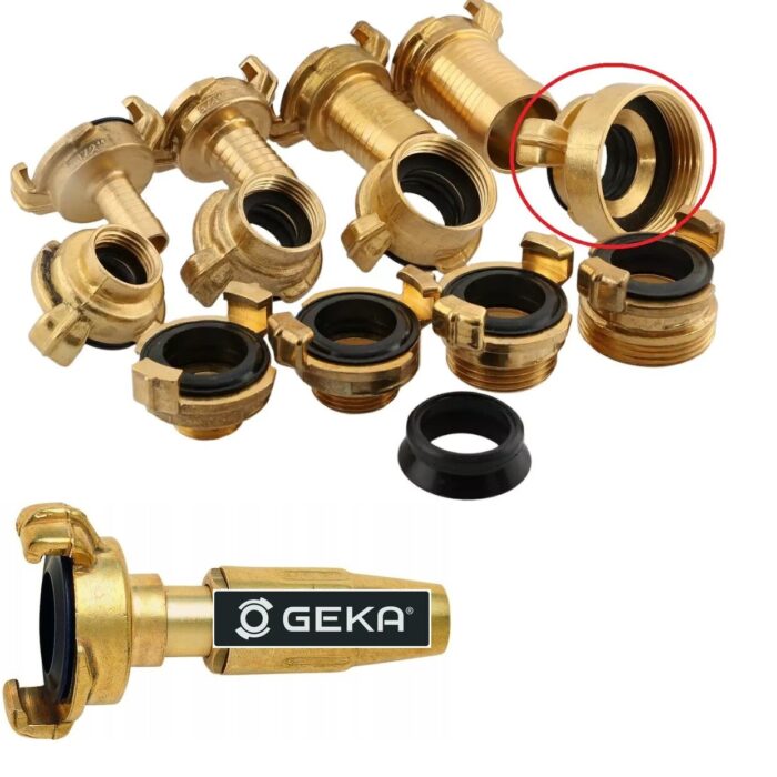 Brass Geka Claw Coupling Hose Fitting